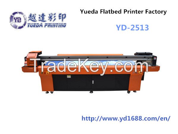 Large format glass uv printer, digital glass printing machine, 8 color uv printer machine with high precision