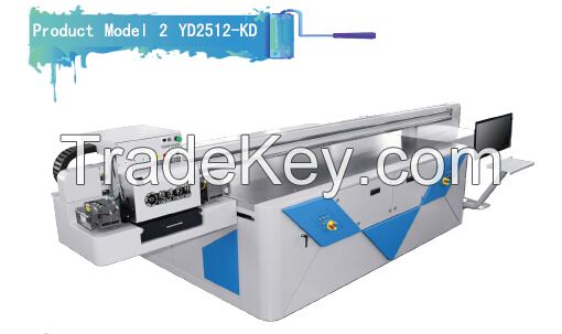 2.5m indoor and outdoor uv printer / glass uv printing machine