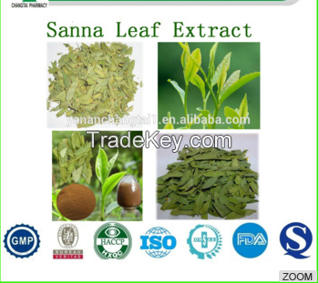 100% pure natural senna leaf extract powder sennosides