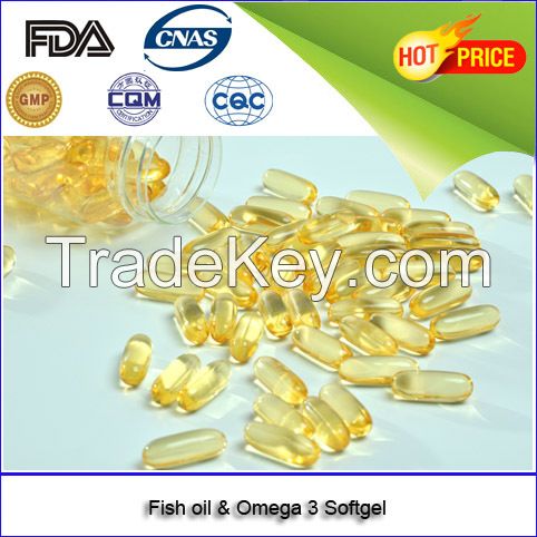 health food Omega 3 fish oil softgel nutritional supplements