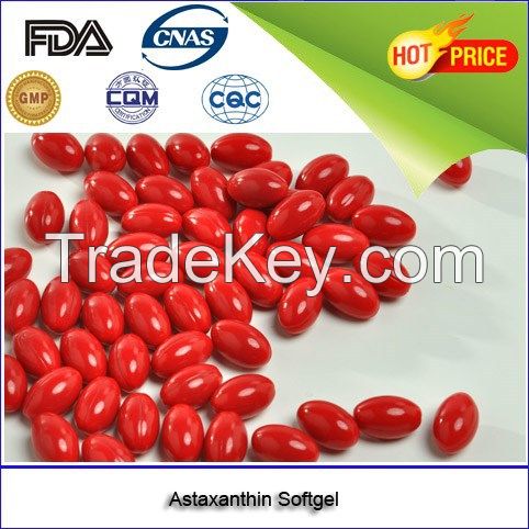 High Potency Nutritional Supplement 10mg Astaxanthin Capsules