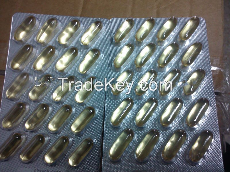 bodybuilding products Blister packing salmon oil softgel