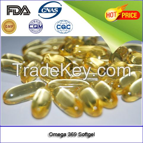 Concentrate fish oil flaxseed oil and Borage oil Omega 369 softgel