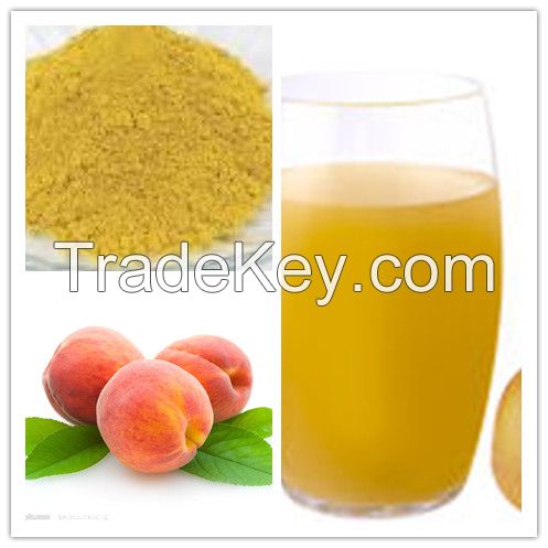 Factory Supply water soluble Instant pure natural peach powder peach juice powder peach fruit powder 
