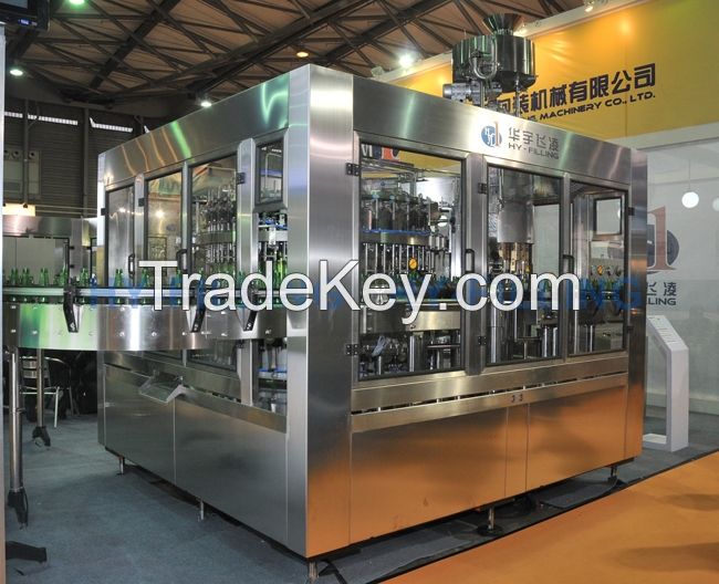  Glass Bottle Carbonated Soft Drinks Filling Line