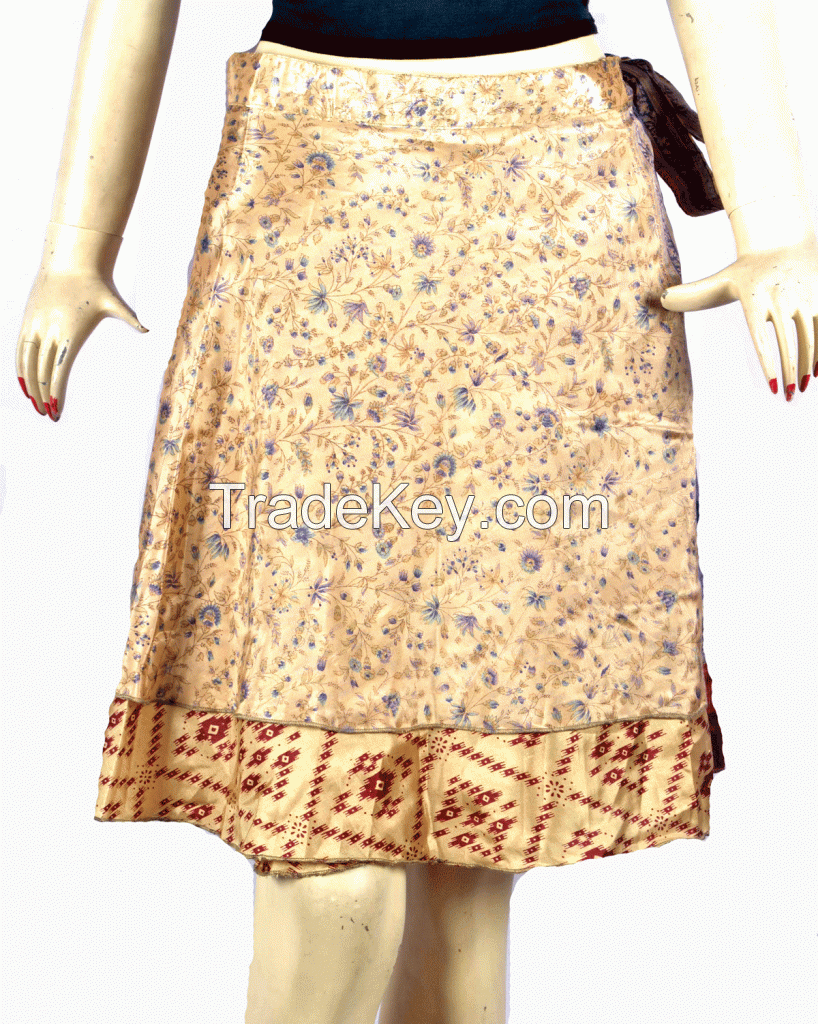 Wrap Rayon Silk Knee Length Sarongs handmade small size Skirts