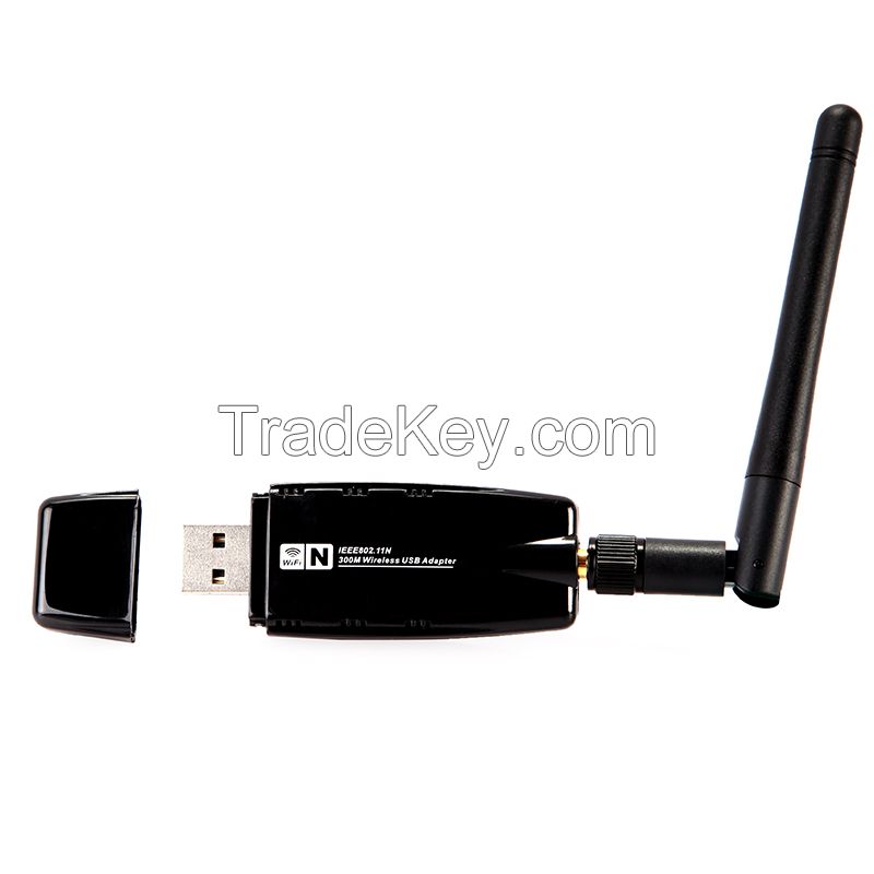 300Mbps USB Wireless Adapter WiFi Network Lan Card 