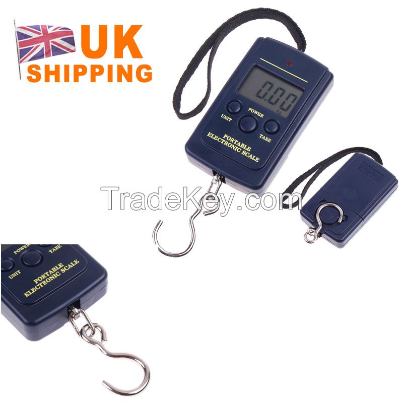 20g-40kg Digital Hanging Luggage Fishing Weight Scale Kitchen