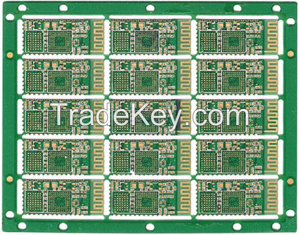 6 layer half hole board