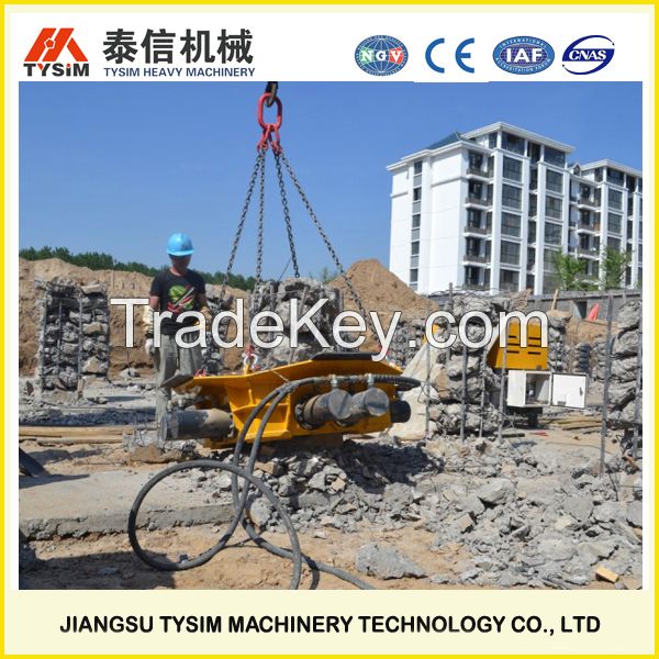 Super mini crusher, hydraulic pile breakers KP500S for excavator