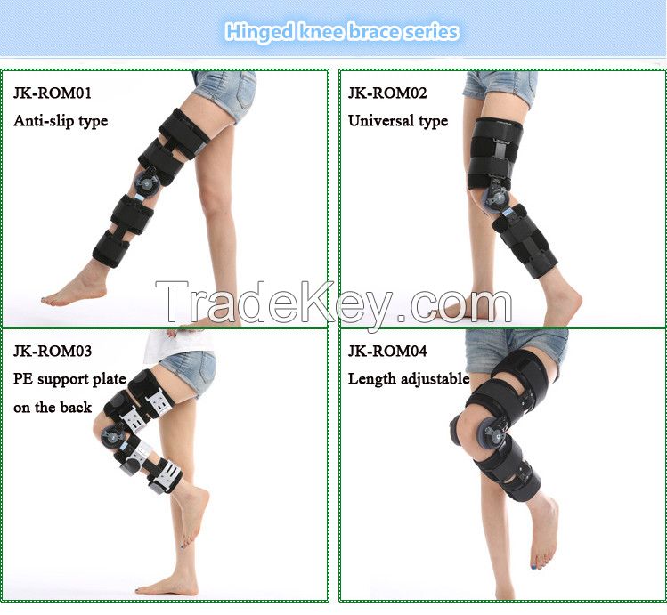 ROM Knee Leg Brace-- Adjustable Hinged Knee Mauritius
