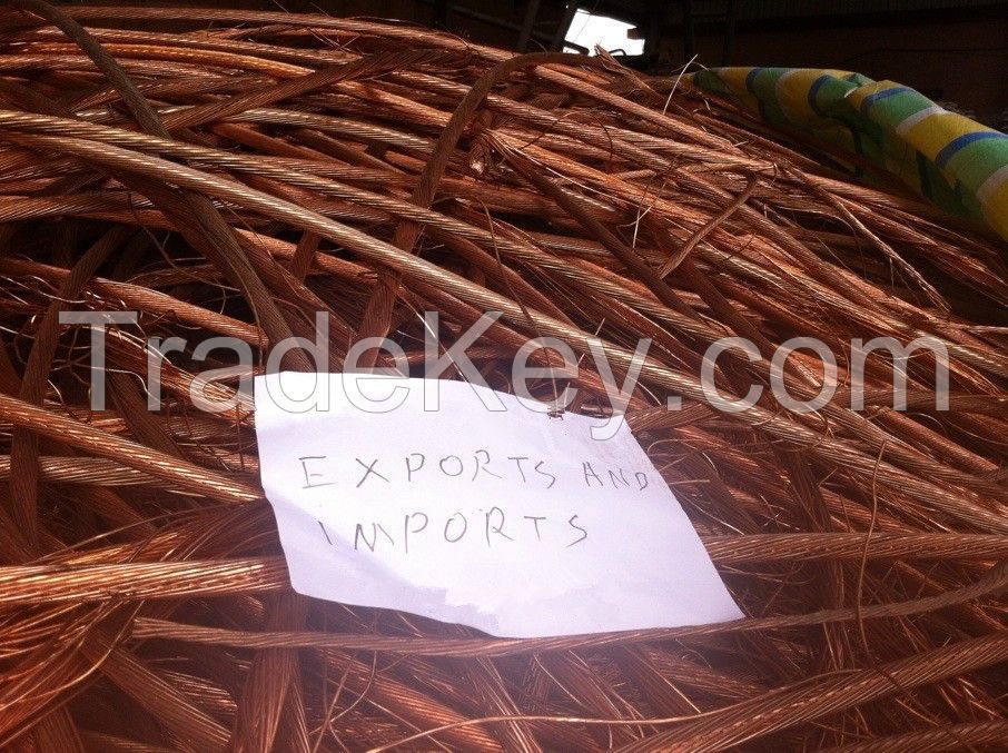 Grade A Copper Wire Scrap - Mill Berry 99.9% (A)