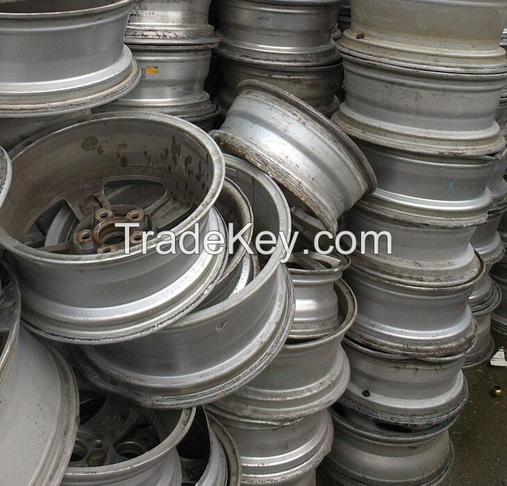 Pure 99.9% Aluminum Scrap 6063 / Alloy Wheels scrap / Baled UBC aluminum scrap ,can  (A)