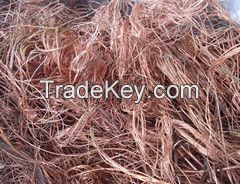 Grade A Copper Wire Scrap - Mill Berry 99.9% (A)