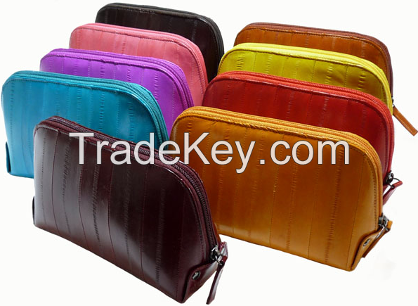 Multicolors Luxury Leather Woman Cosmetic Makeup Bag