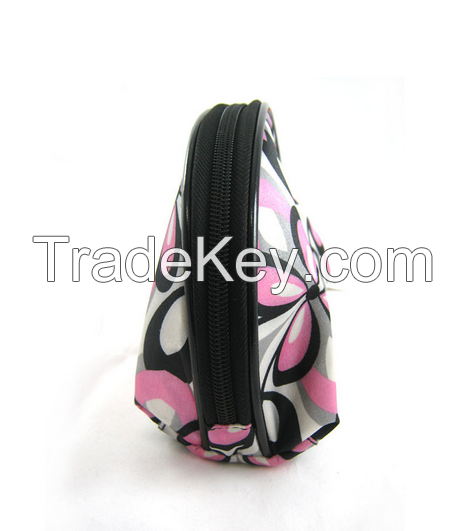 Women Makeup Cosmetic Bag With Zipper Closure