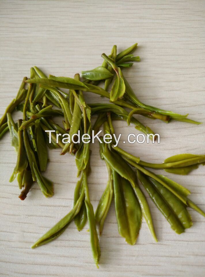 Guangyuan authentic flat Green organic anti radiation tea, 2015 tea,