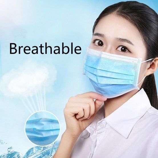 10 Pcs Elastic Ear Loop Disposable Medical Anti Virus Dust Medical Surgical Face Mouth Masks