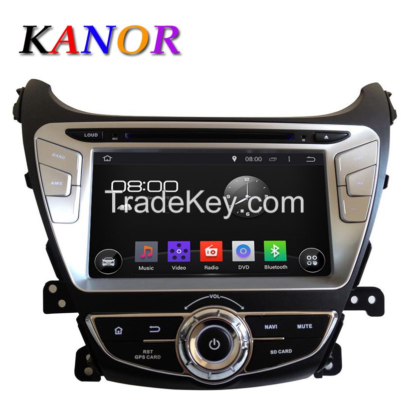 Android 4.44 Quad Core Hyundai Elantra 2014 Car DVD GPS Navigation