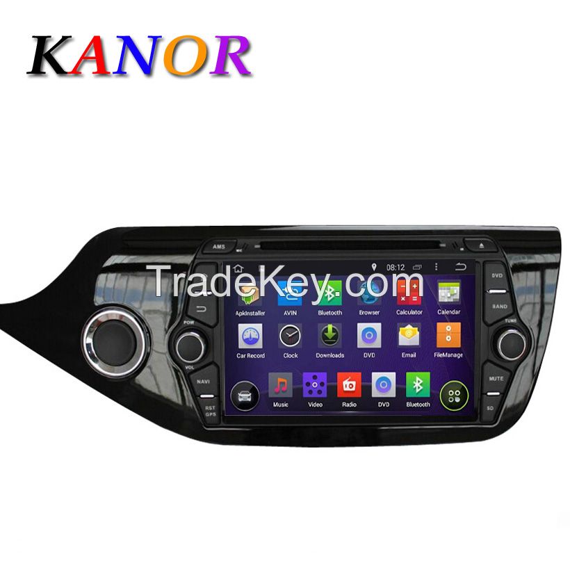 8" 1024*600 KIA Ceed Quad Core Android Car DVD GPS Navigation