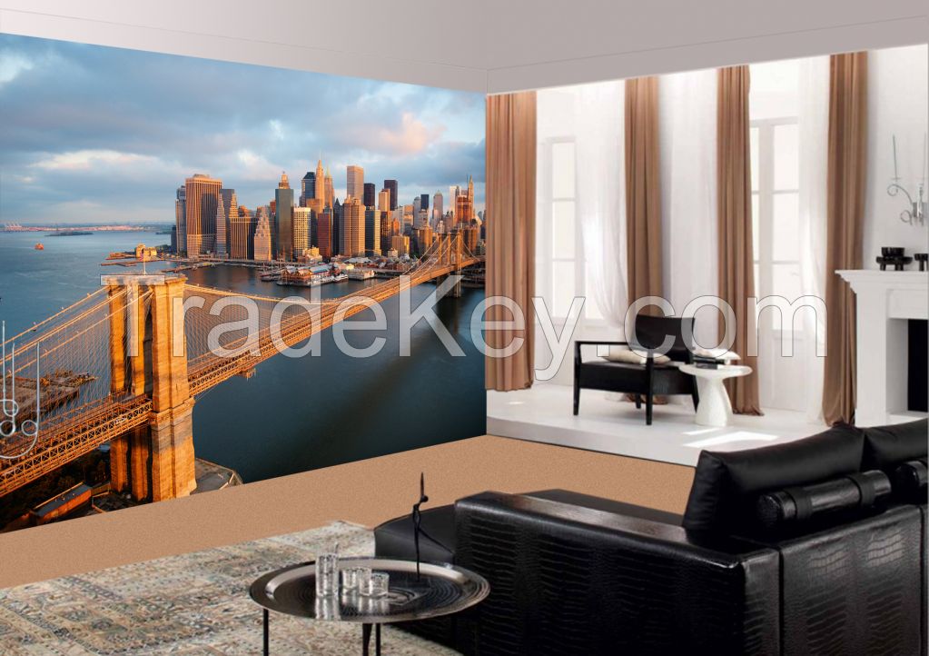 Wall Mural: Brooklyn Bridge, Self-adhesive, 272 cm X 198 cm