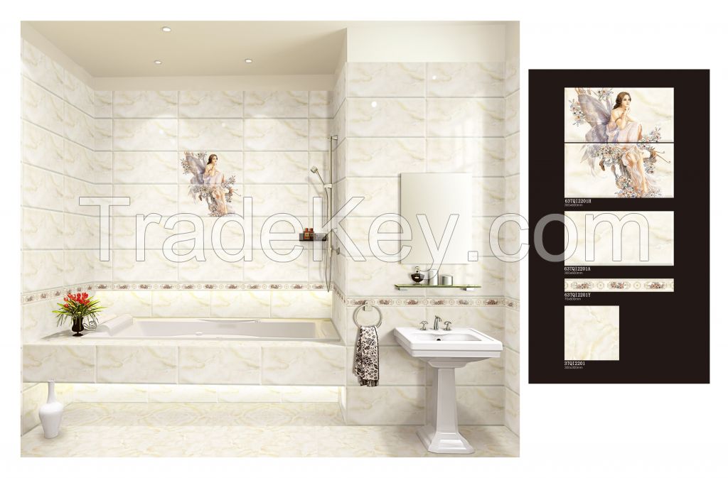 300*600 Foshan China Factory Border Tles Indoor Tiles Kitchen & Bathroom Border Tiles