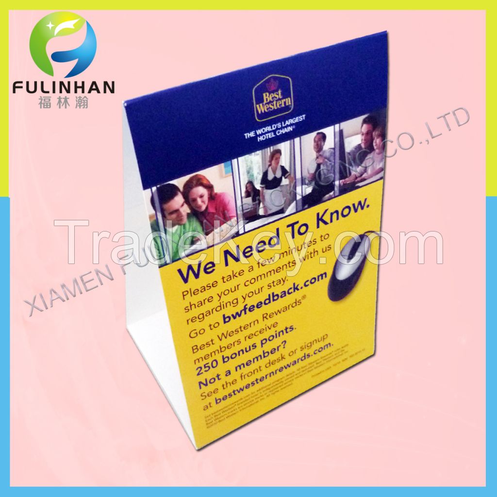 Table Tent Card,PVC CARD