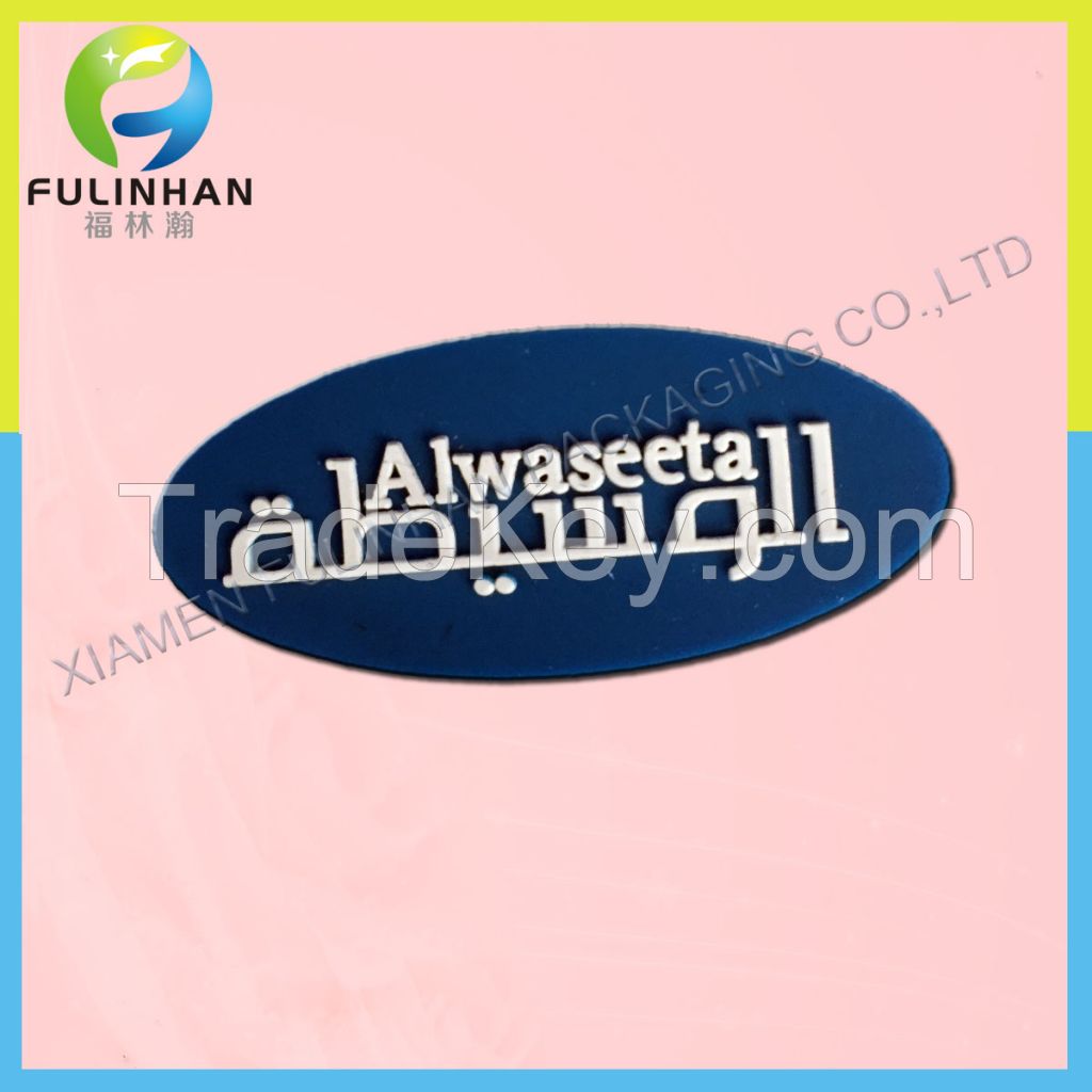 3d logo rubber labels,silicon labels