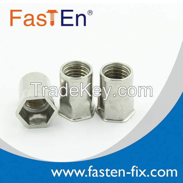 Thin Head Semi-Hex Body Rivet Nut