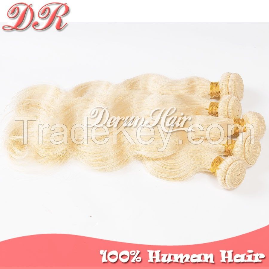 blonde brazilian hair,virgin hair weave hair bundles body wave hair weft 3pcs/lot 14"-26" Grade 6A human hair extension 100g/pc