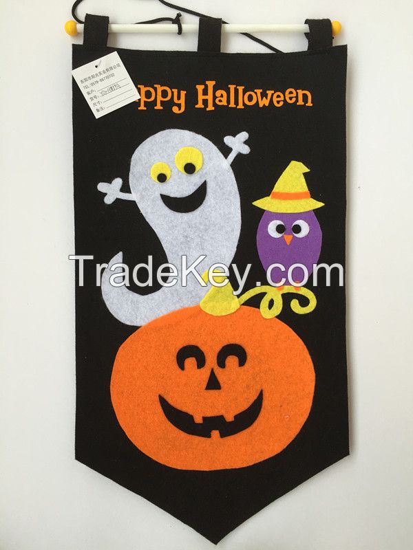 Ghost Pumpkin Decoration Halloween Door Hanger Hanging
