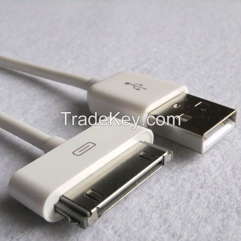 USB A/M TO APP 30pin/M,L=900MM,White