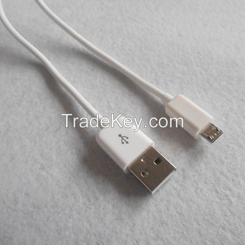 USB A/M TO Micro 5P USB B/M,L=900MM,White