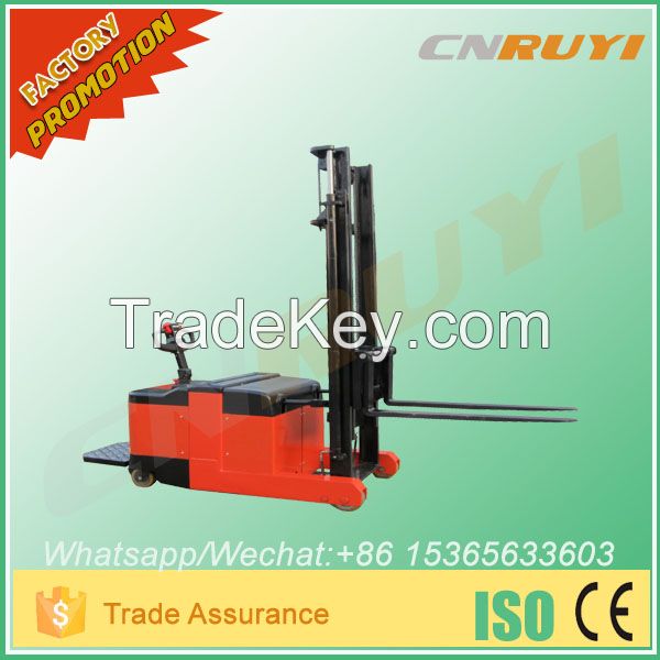 Top quality counterbalance electric pallet stacker