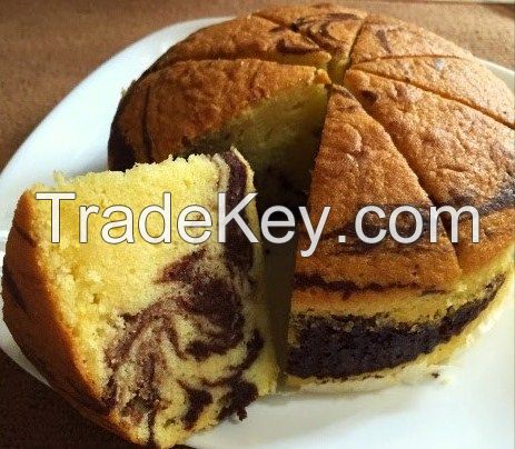 Banana Cake, Chiffon, Swiss Roll, Butter Marble Cake, Muffin, Fruit Cake, Sponge Cake