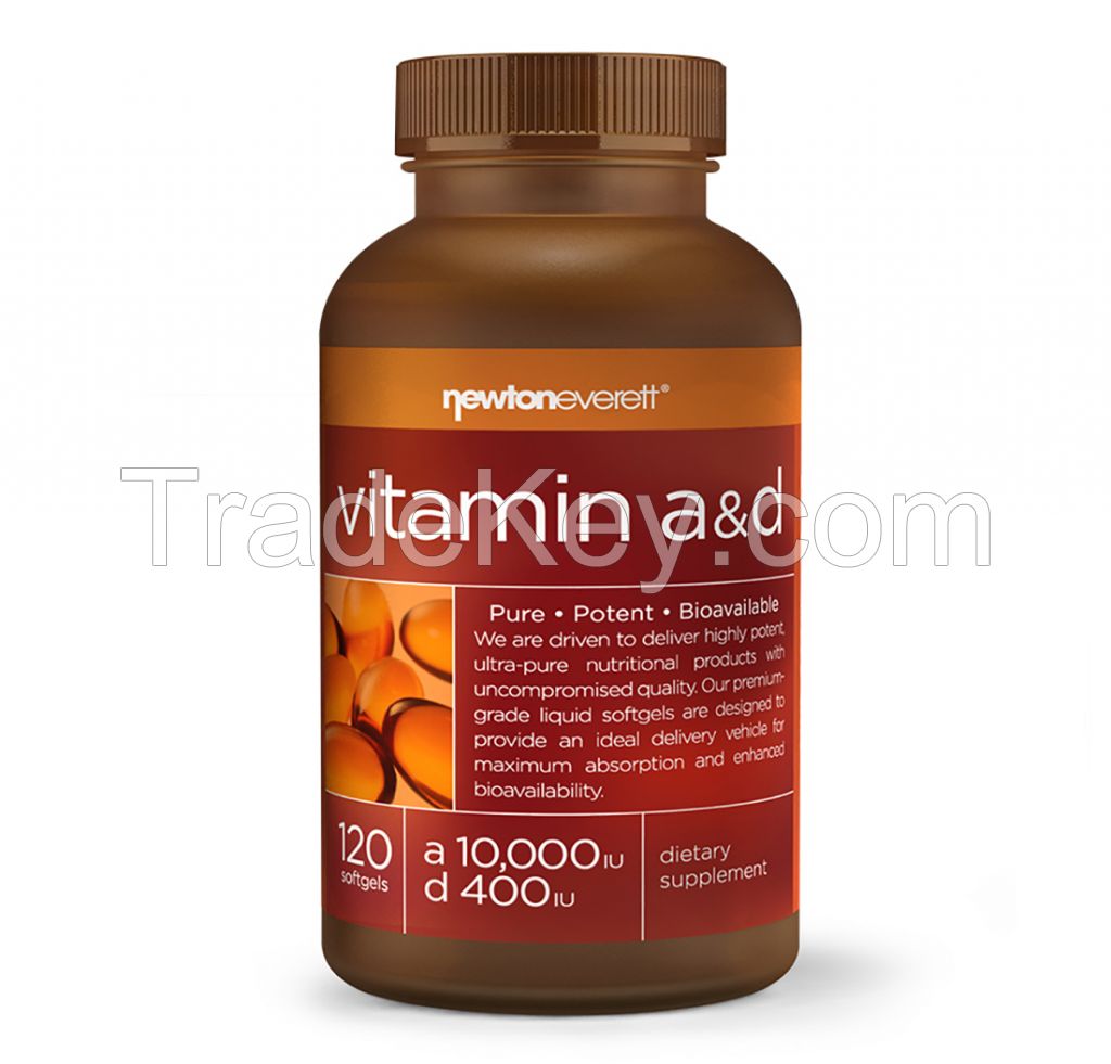 VITAMIN A &amp; D (A 10, 000 IU/ D 400 IU) 120 Softgels