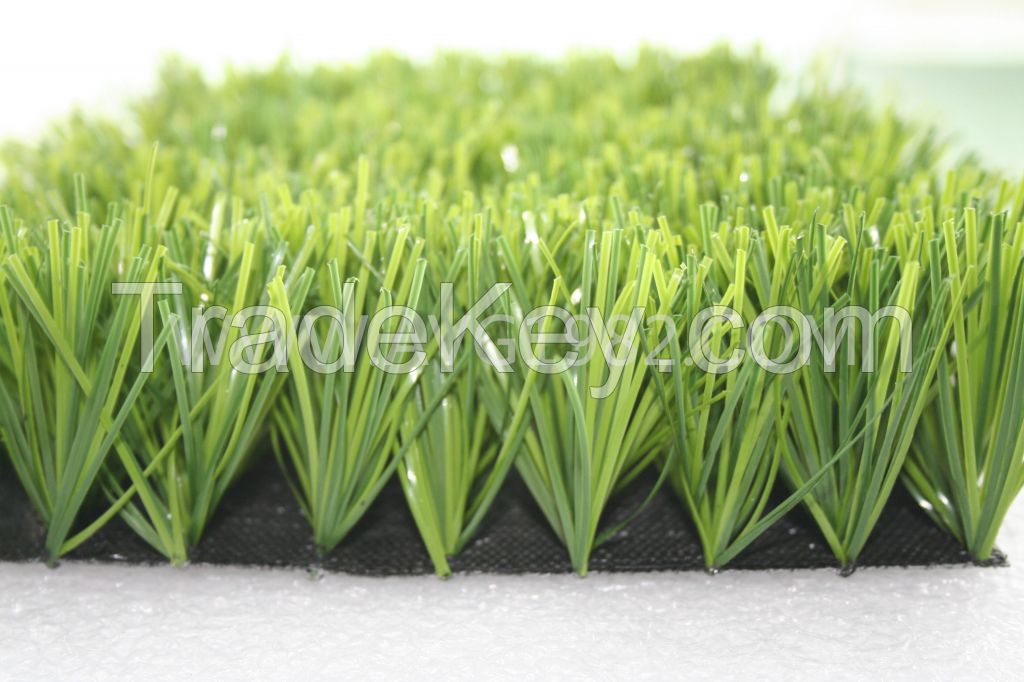 Artificial grass for soccer fields