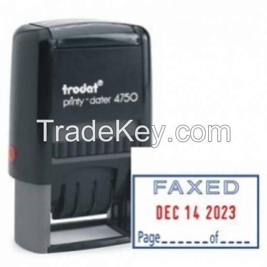 TRODAT 4750 FAXED WITH DATE