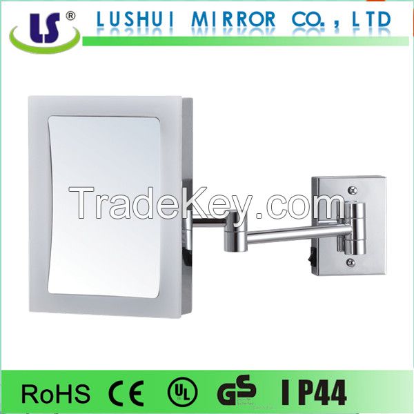 newly design popular rectangle acryllic anti-fog bathroom mirror