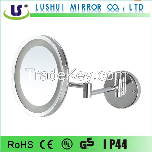 single side popular wall mounted salon mirror with light