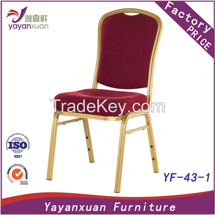 Wedding Metal Stackable Chair with High Quality in Factory (YF-43-1)