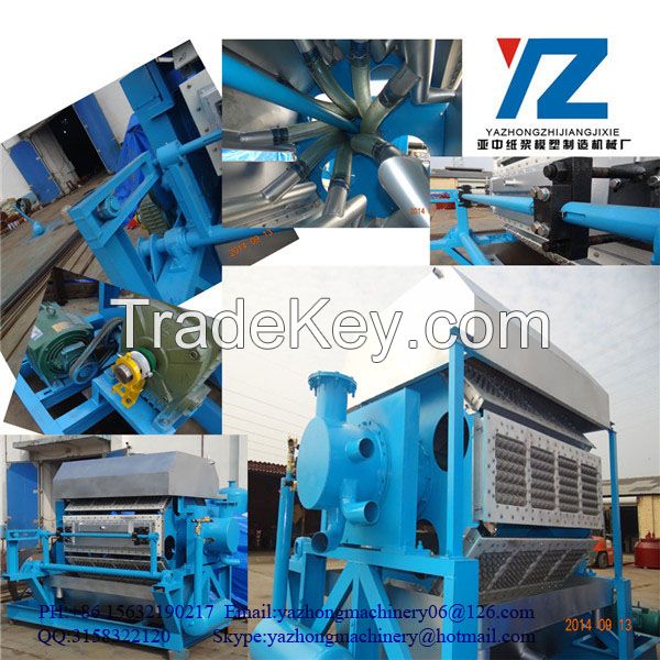 Paper Pulp Egg Tray Molding Machine/apple tray making machine