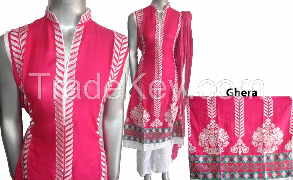 Indian and Pakistani designer design women ladies embroidery party linen dresses stitched and unstitched  new collection 2015