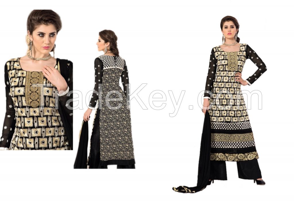 Georgette Designer Salwar Kameez free size