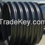 plastic coated corrugated steel culvert pipe