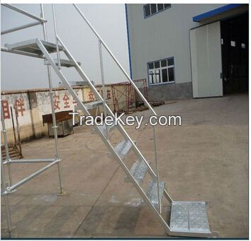 OEM service aluminum scaffolding ladder Galvanized Scaffolding Steel Ladder