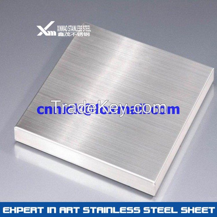 201 8k mirror finish with hairline stainless steel decorative sheets for cabinet 