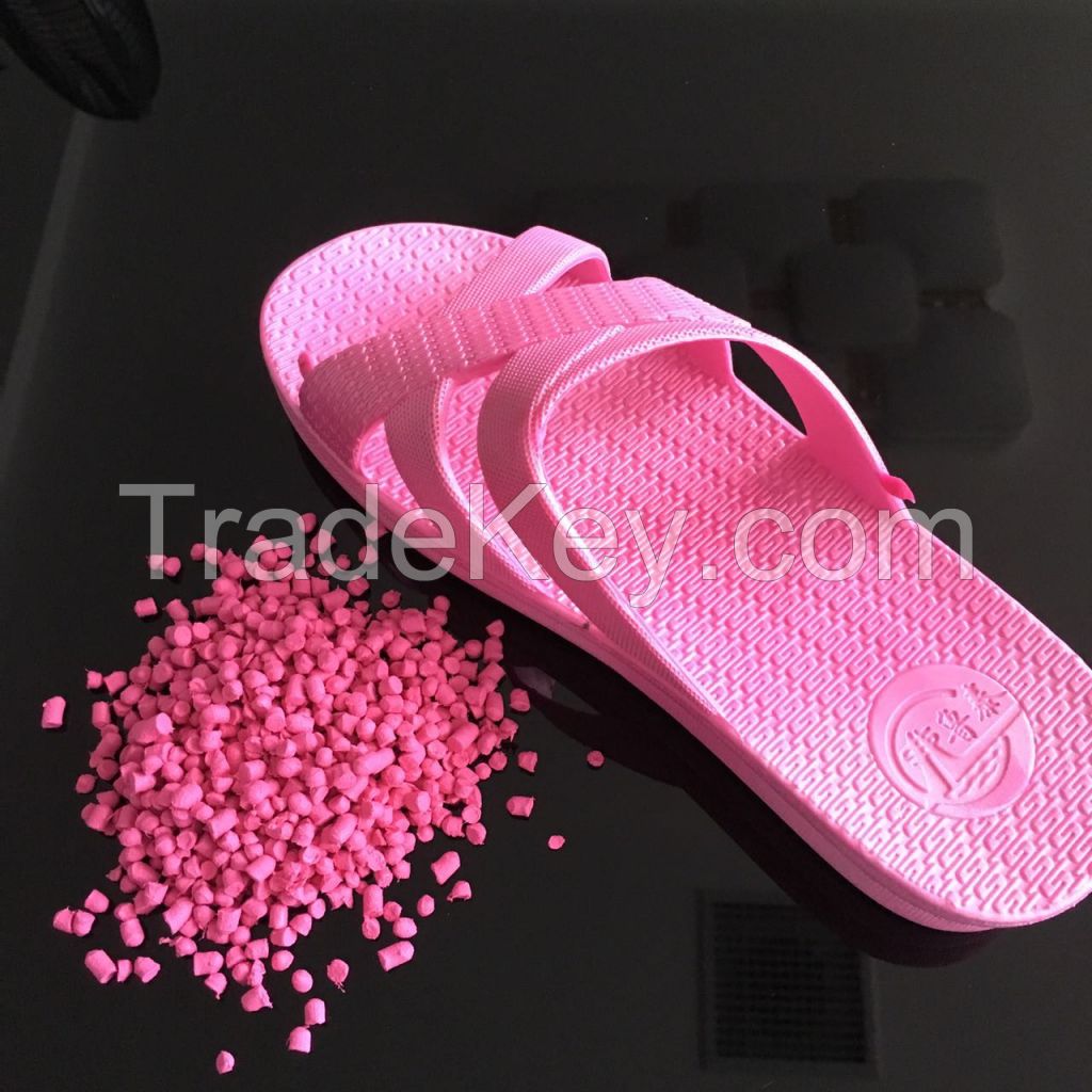 blowing foamed shoes pvc granules 