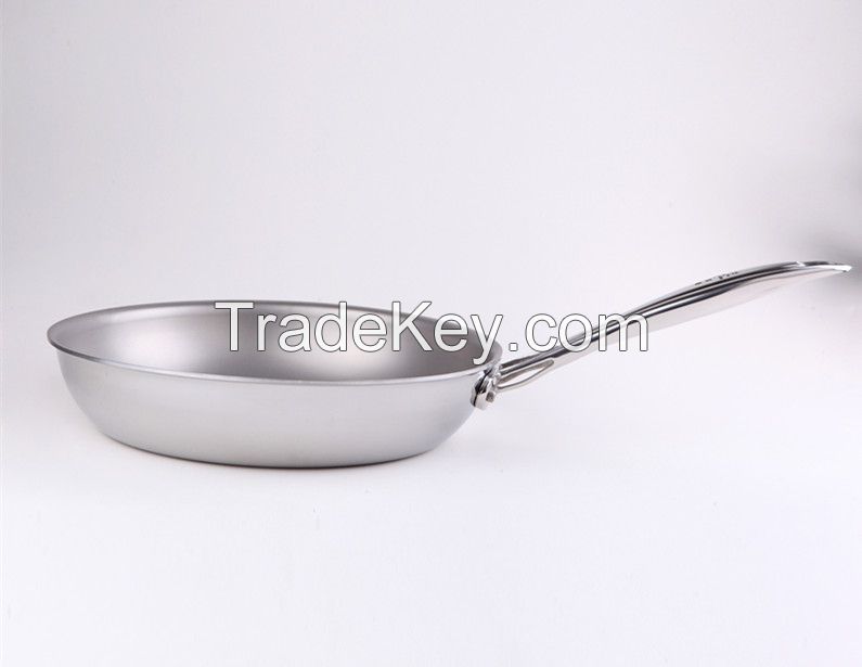 Tidi Brand new titanium cookware titanium pot titanium composite skillet