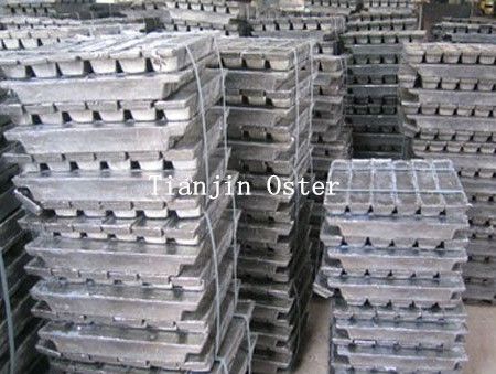 pure Zn99.99% zinc ingots